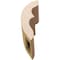 Ekena Millwork 5-inch W x 8-inch D x 12-inch H Ozark Rough Cedar Woodgrain TimberThane Knee Brace, Primed BRCUR05X08X12OZKRCPR - alternate 3